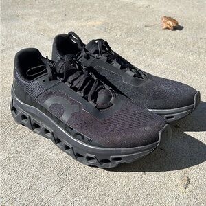On Running Cloudmonster "All Black" sneakers Size 10 M